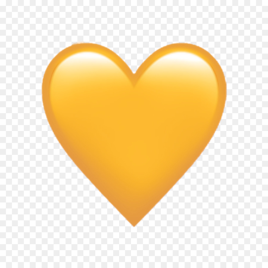 Jaune，Coeur PNG