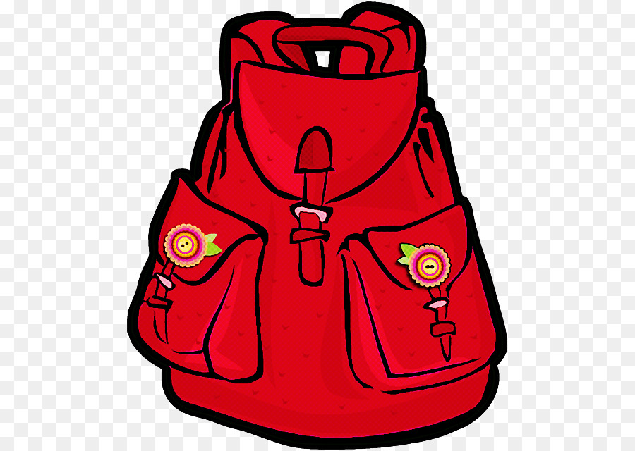 Sac à Dos Rouge，Sac PNG