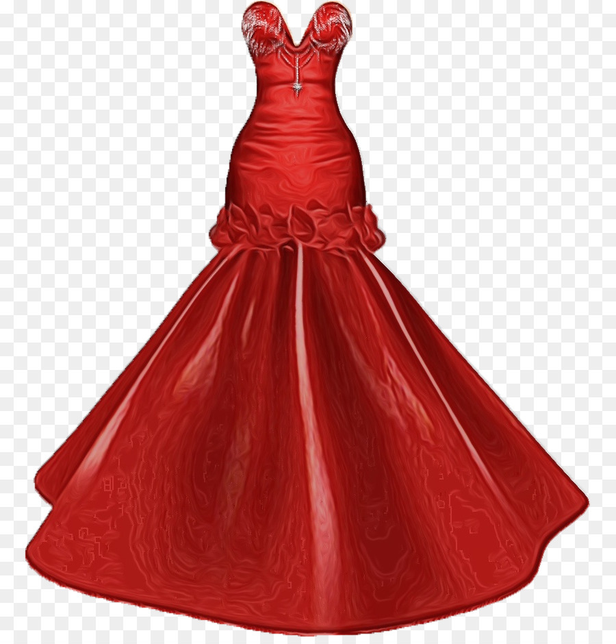 Robe De Bal Rouge，Mode PNG