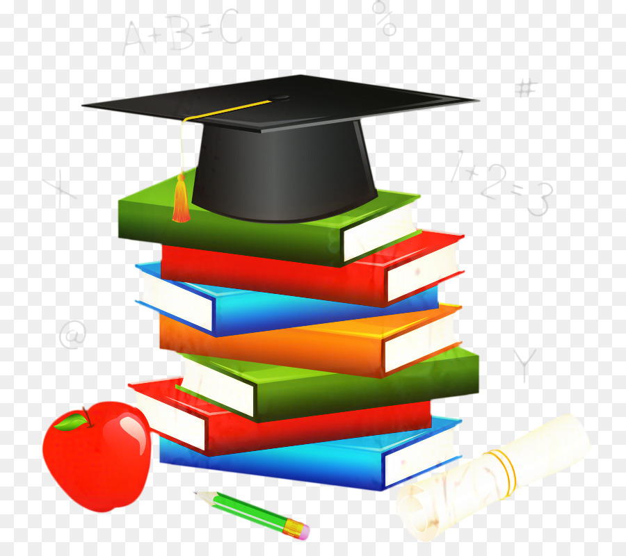 Casquette De Graduation，Livres PNG