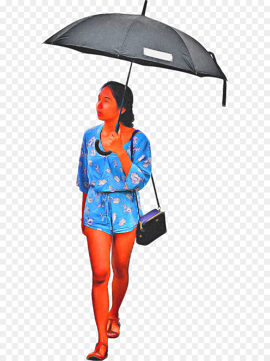 Parapluie，Bleu électrique PNG