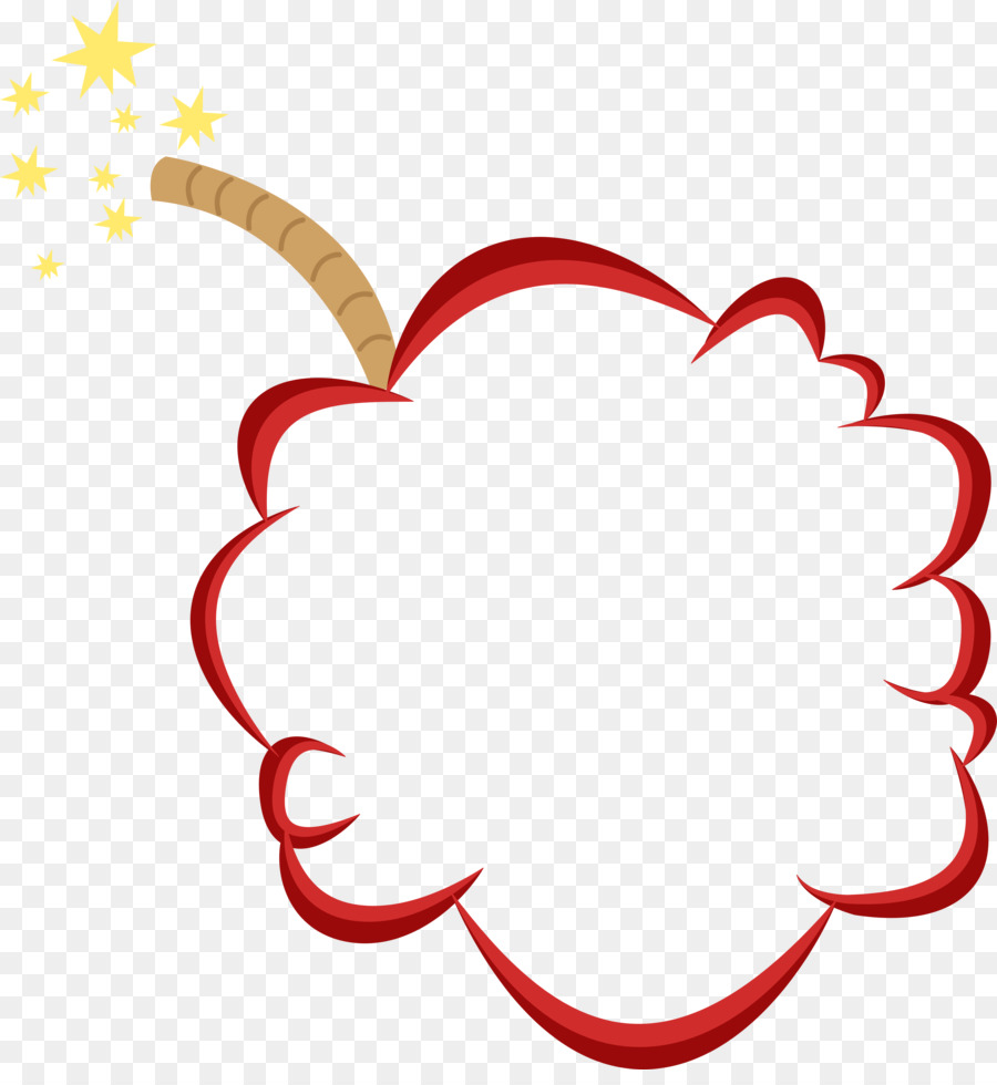 Nuage D'explosion，Rouge PNG