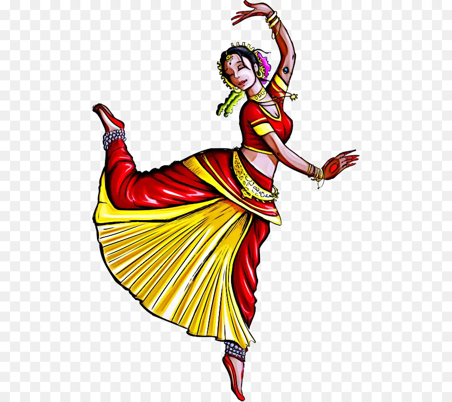 L'inde，La Danse En Inde PNG