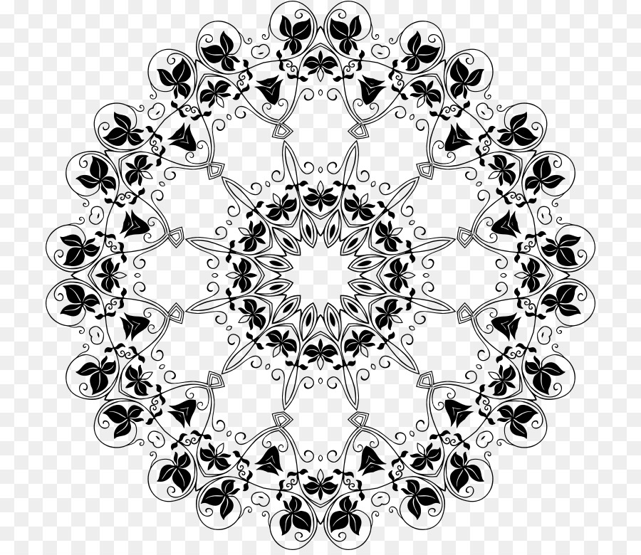 Mandalas，Floral PNG