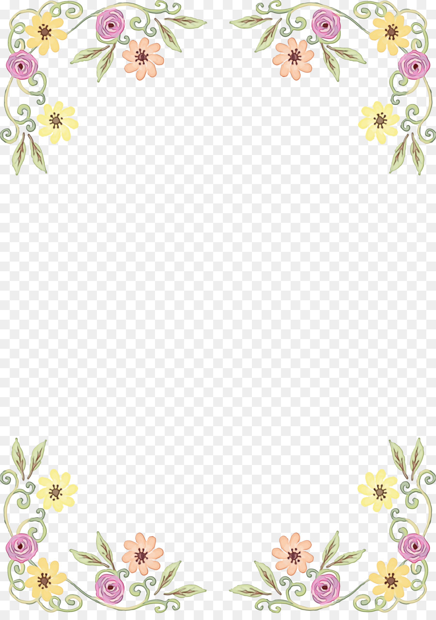 Cadre Floral，Fleurs PNG