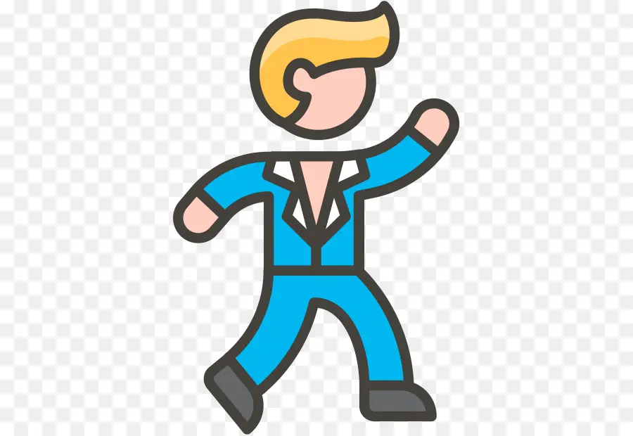 Danseur，Costume Bleu PNG