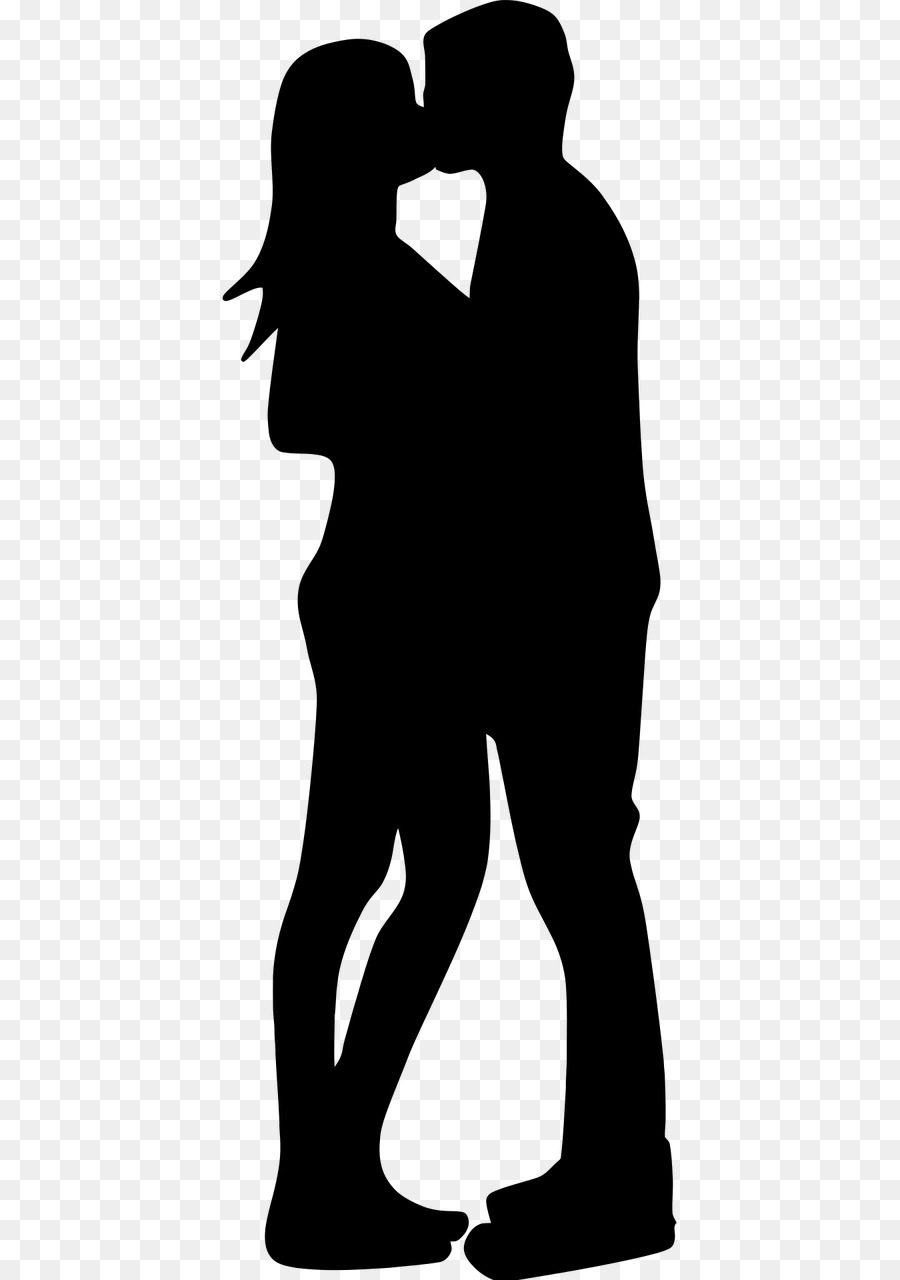 Silhouette，Baiser PNG