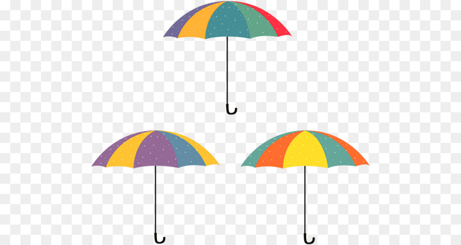 Parapluies Colorés，Pluie PNG