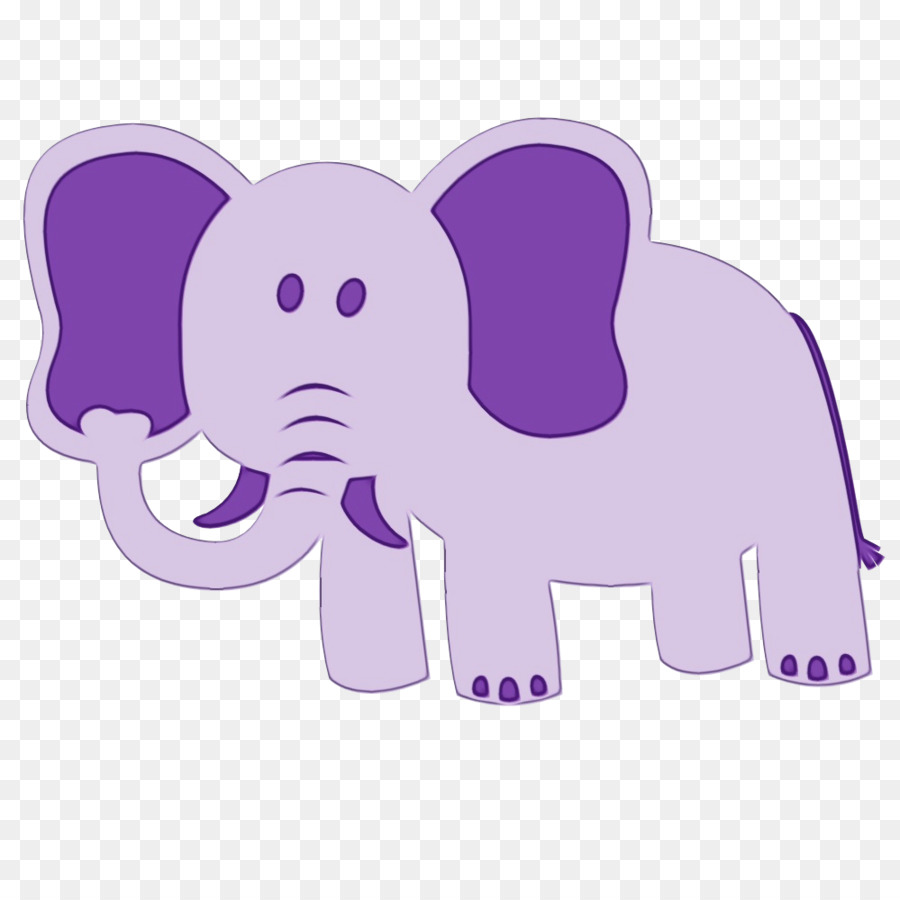 L'éléphant，éléphants Violet PNG