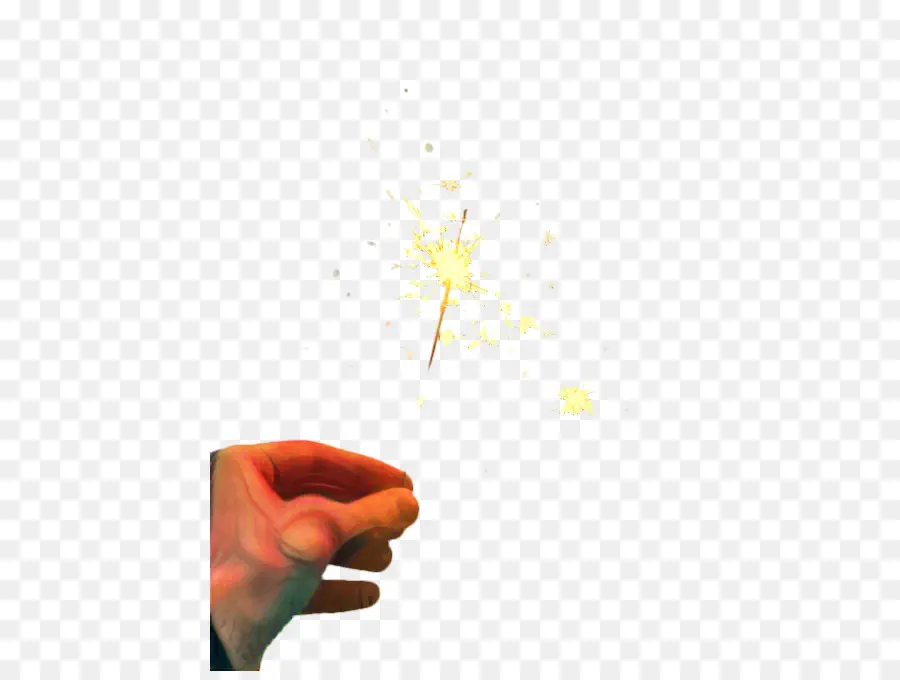 Main Avec Sparkler，Feu D'artifice PNG