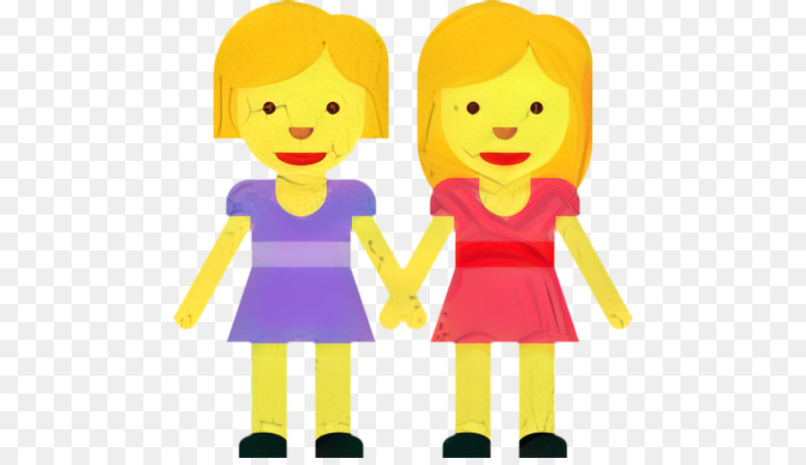 Emoji De Deux Filles，Amis PNG