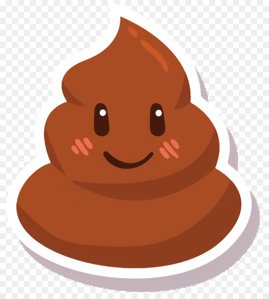 Emoji Caca，Souriant PNG