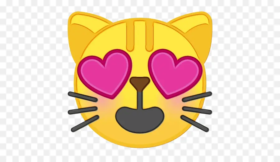 Chat Emoji，Amour PNG