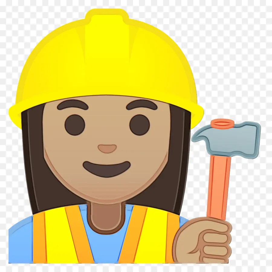 Emoji，Travailleur De La Construction PNG