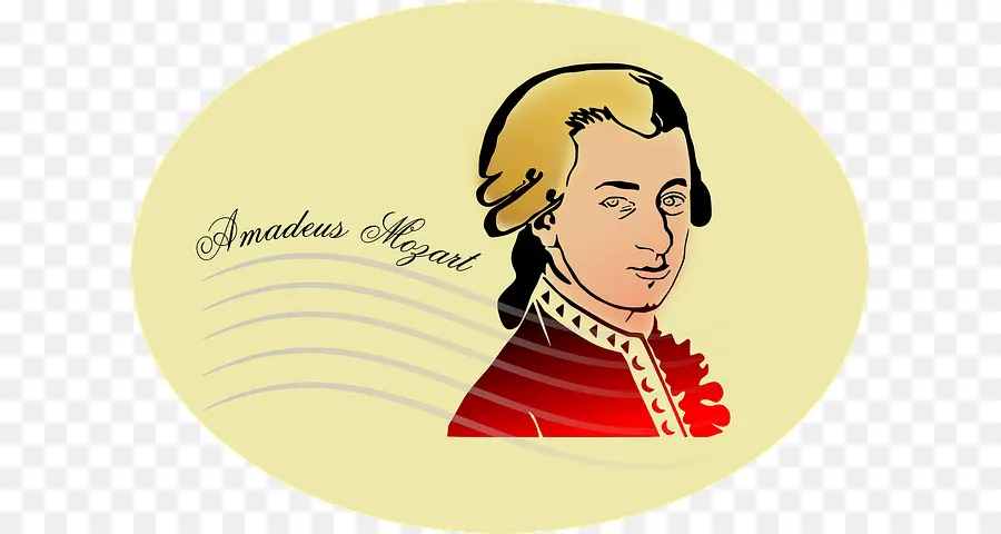 Illustration De Mozart，Amédée PNG