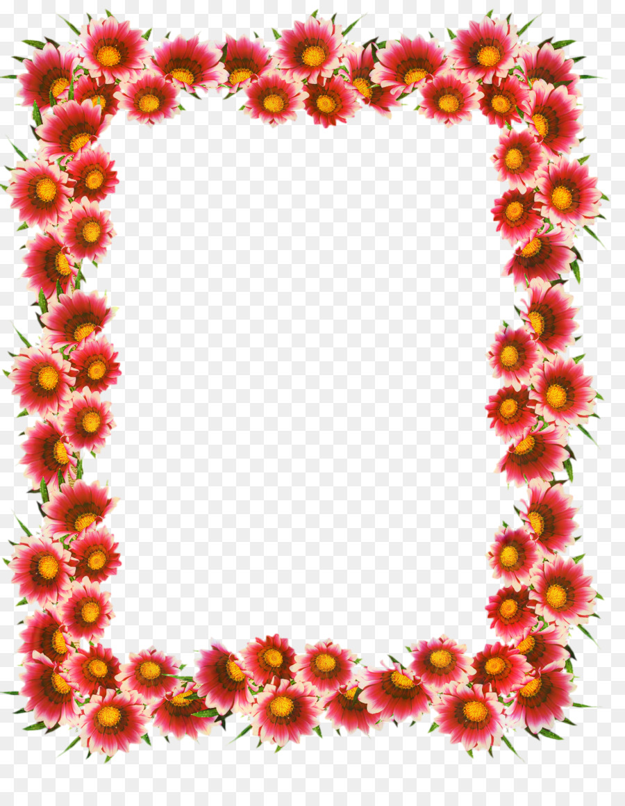 Cadre De Fleurs，Floral PNG