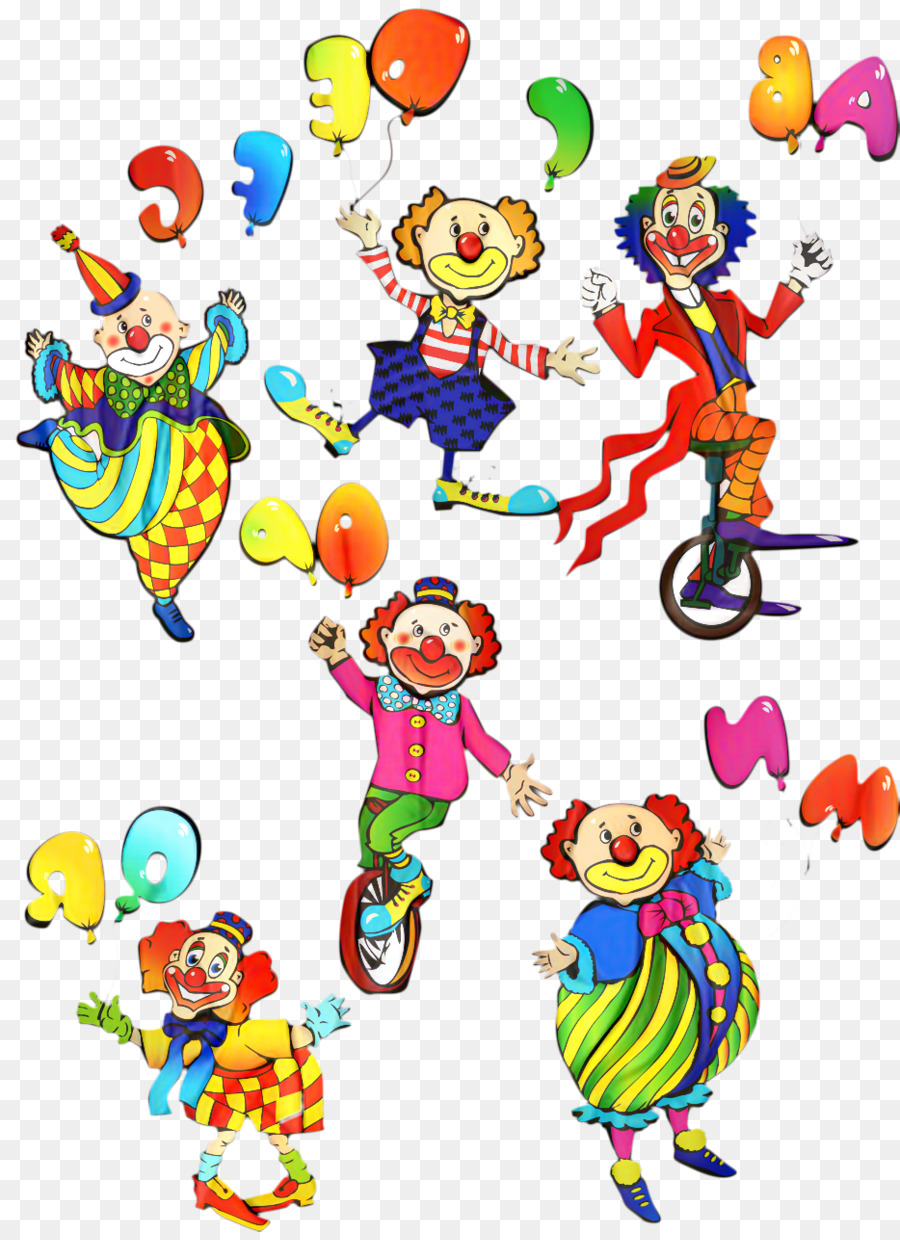 Clowns，Ballons PNG