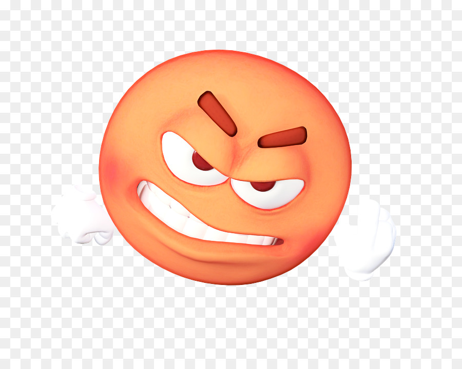 Emoji En Colère，Jaune PNG