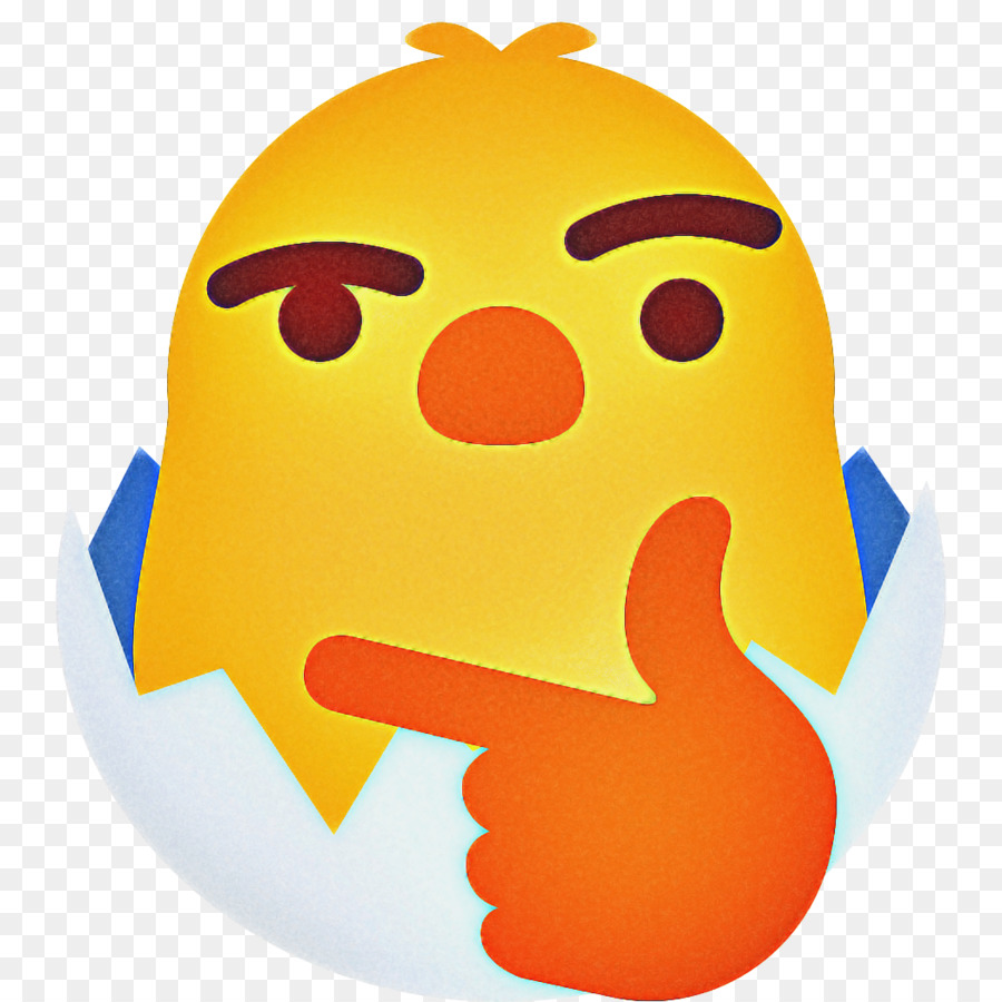 Emoji Pensant，Affronter PNG