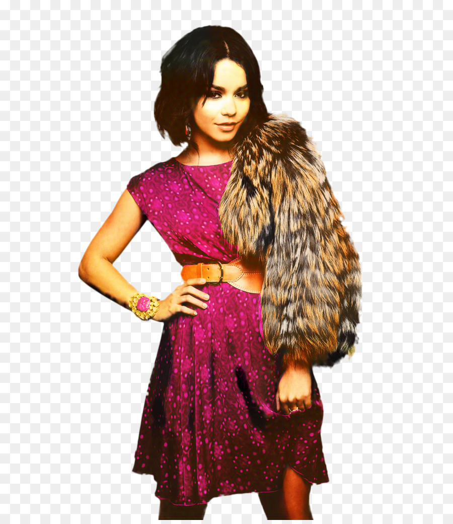 Femme En Robe Violette，Mode PNG