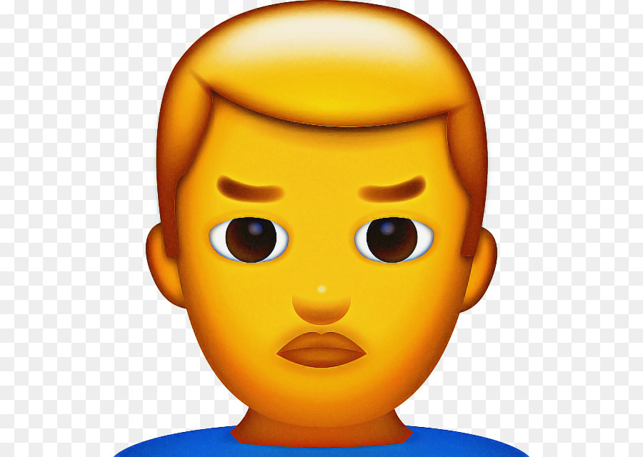 Emoji Triste，Affronter PNG