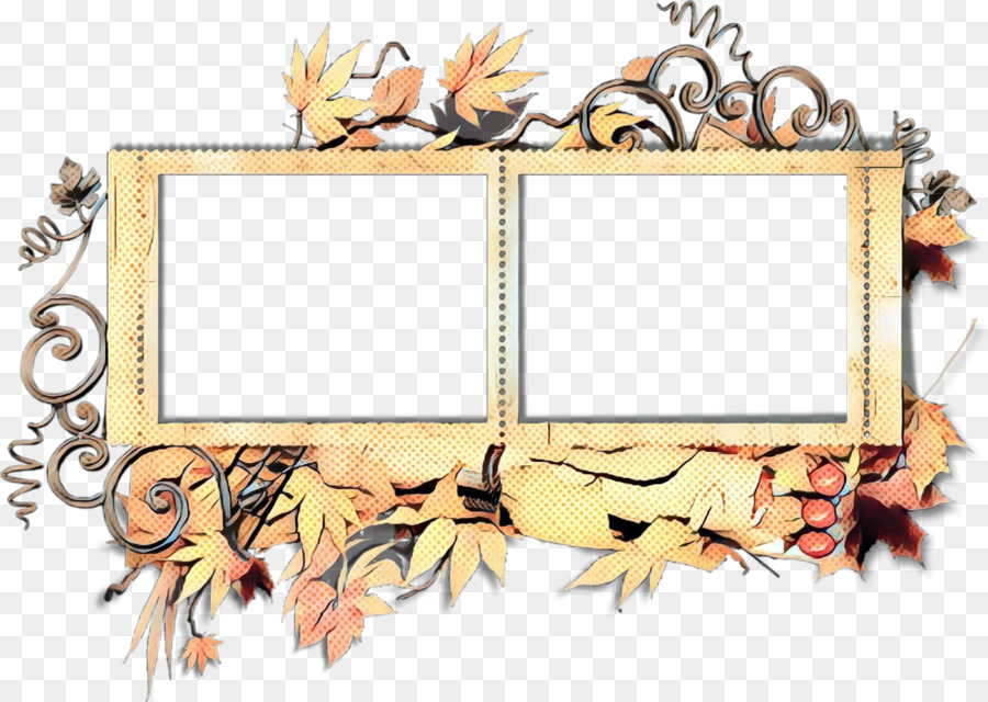 Cadre D'automne，Feuilles PNG