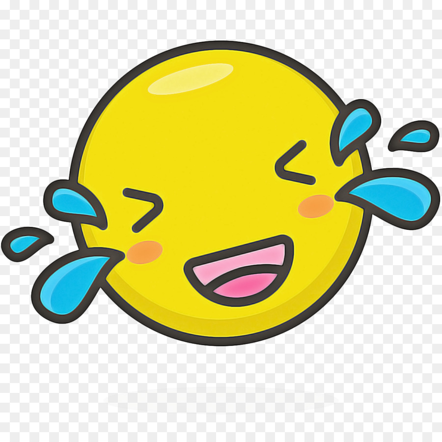 Visage Avec Des Larmes De Joie Emoji，Rires PNG