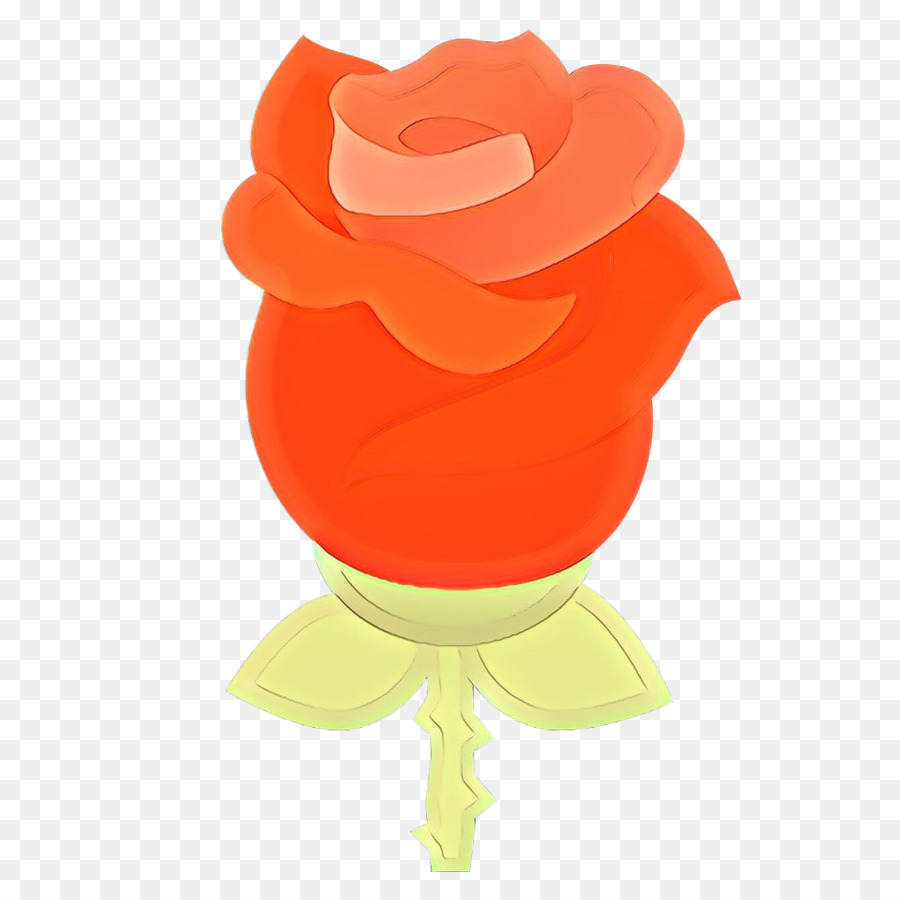 Rose Rouge，Feuilles Vertes PNG