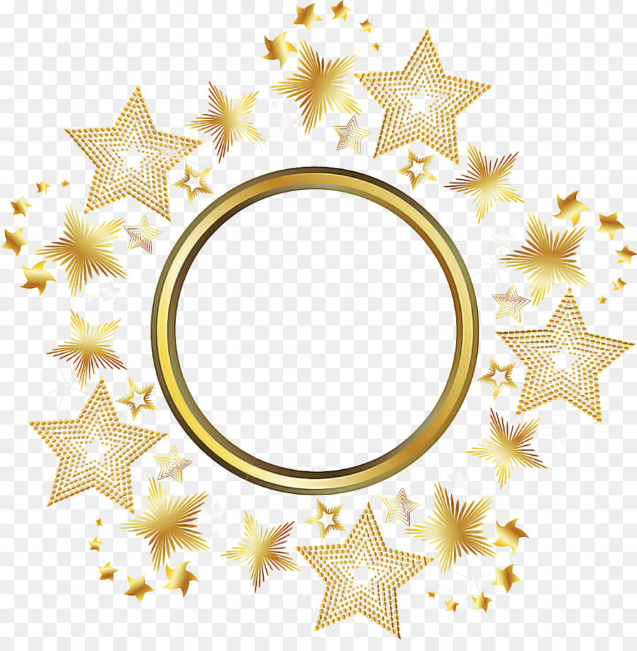 Étoiles D'or，Cercle PNG