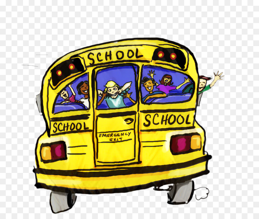 Autobus Scolaire，Jaune PNG