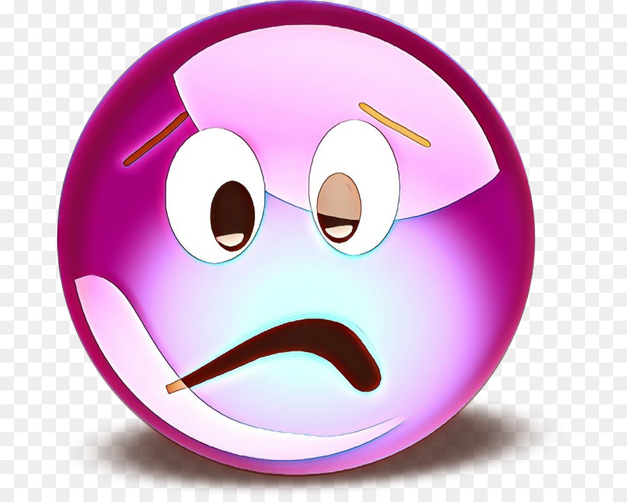 Emoji Bleu，Affronter PNG