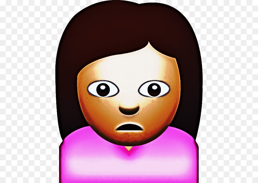 Emoji Triste，Affronter PNG