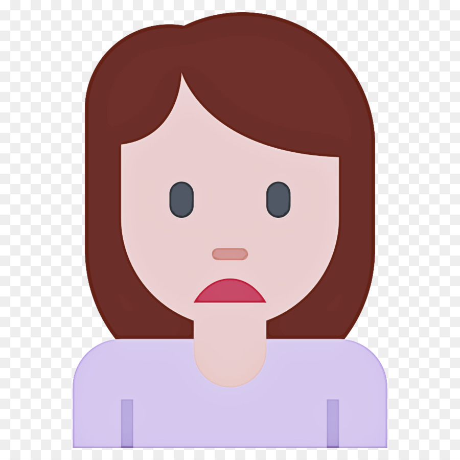 Emoji Triste，Affronter PNG