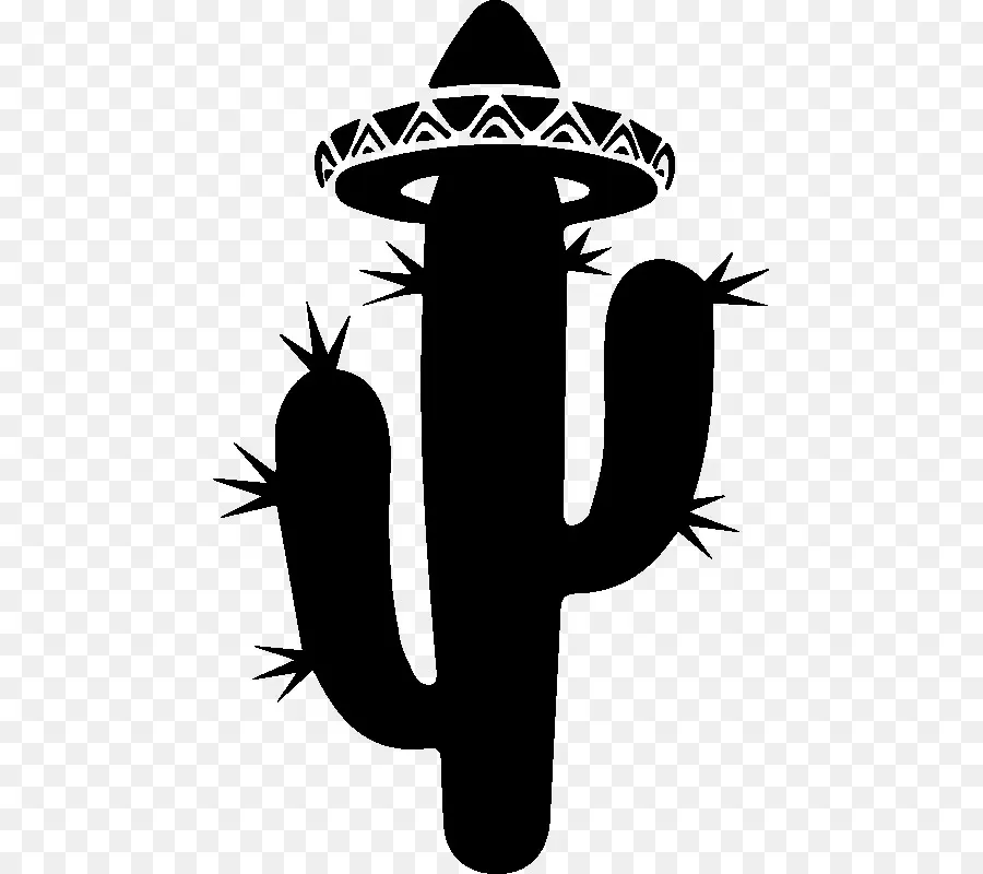 Cactus Avec Sombrero，Désert PNG