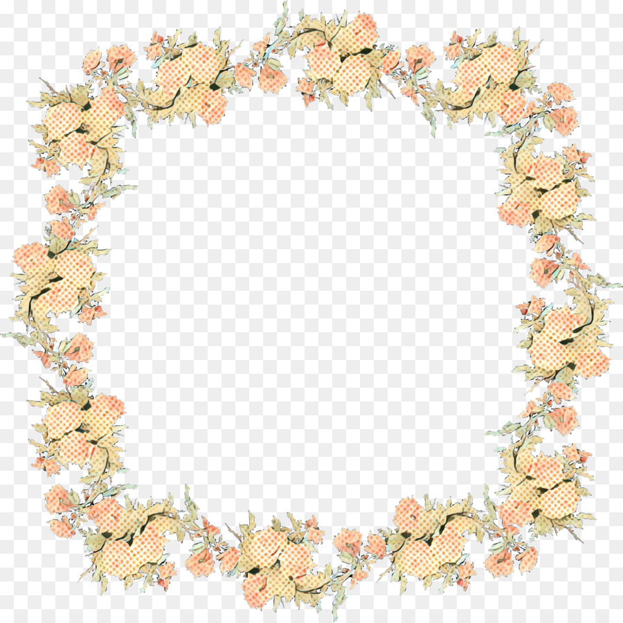 Bordure Florale，Fleurs PNG