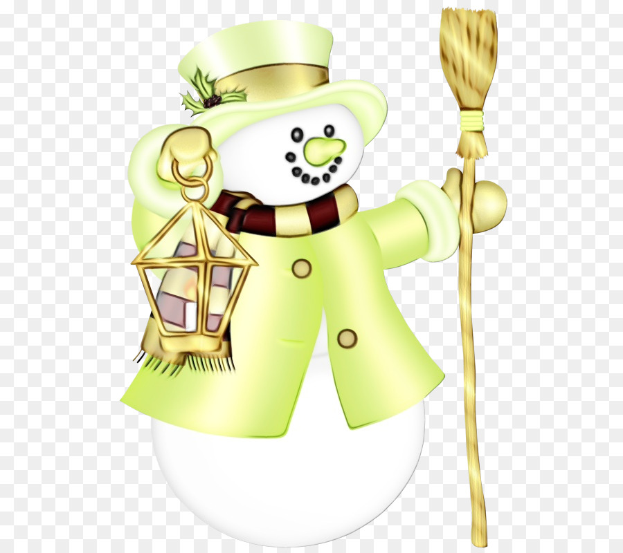 Bonhomme De Neige Avec Lanterne，Hiver PNG