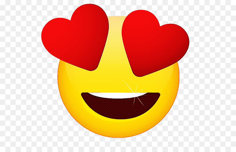 Emoji Yeux De Coeur，Amour PNG