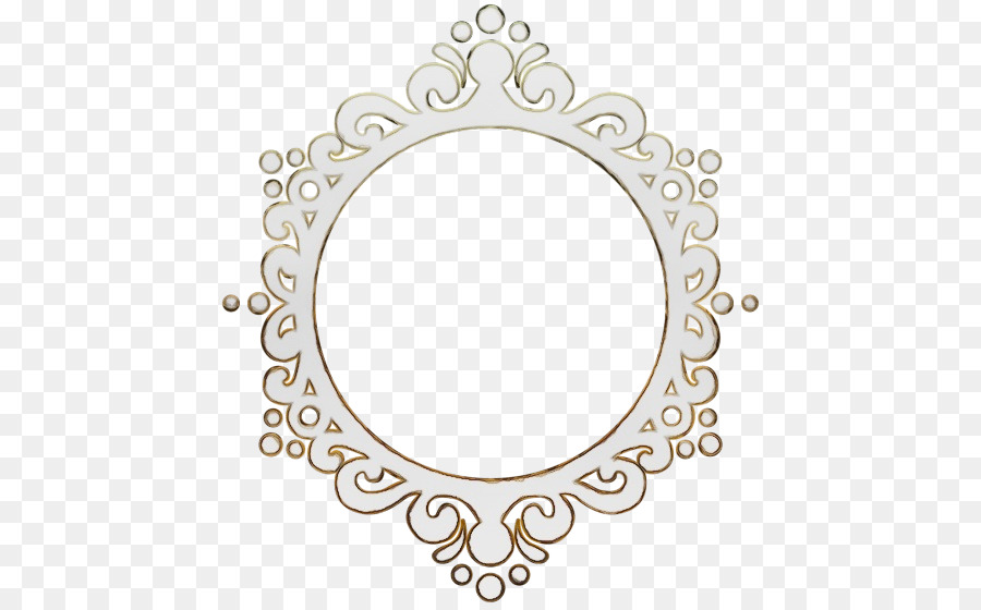 Cadre Décoratif，Rond PNG