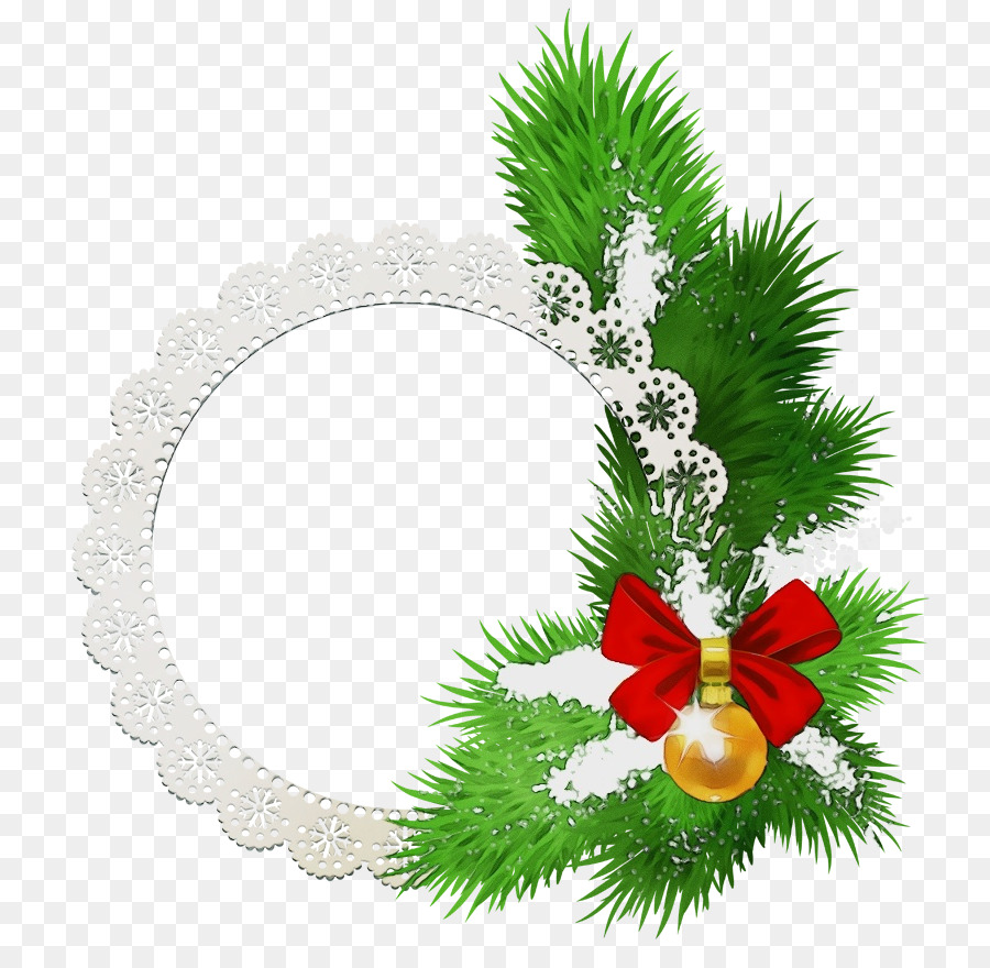 Couronne De Noël，Poinsettia PNG