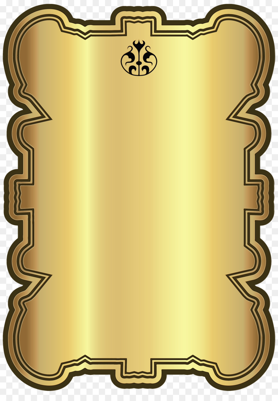 Plaque D'or，Orné PNG