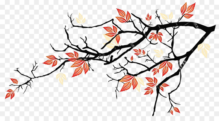 Branche Avec Des Feuilles，Arbre PNG