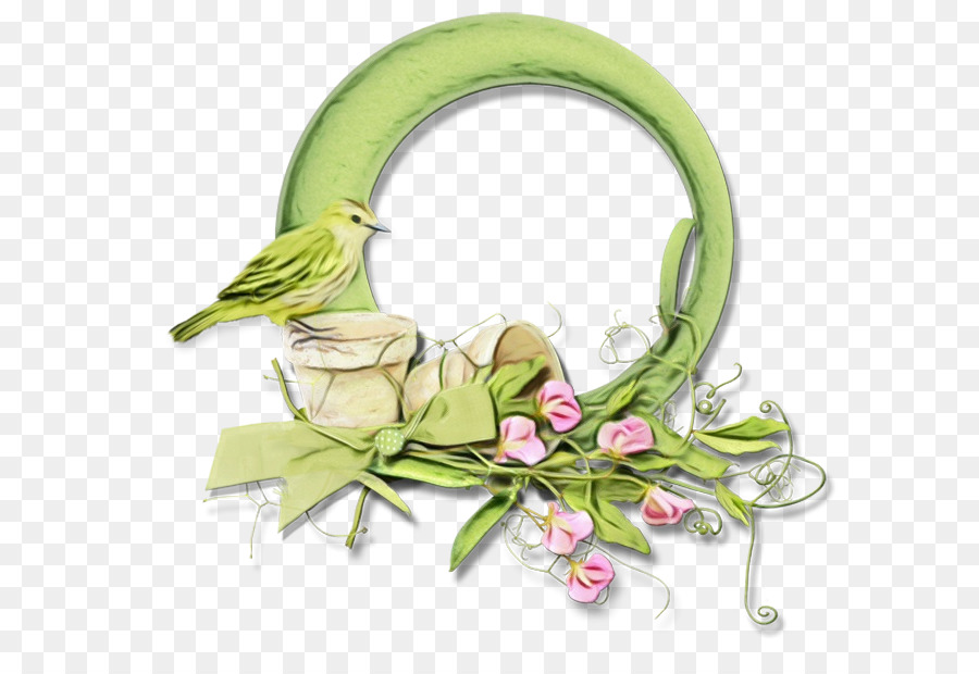 Oiseau Et Couronne，Fleurs PNG