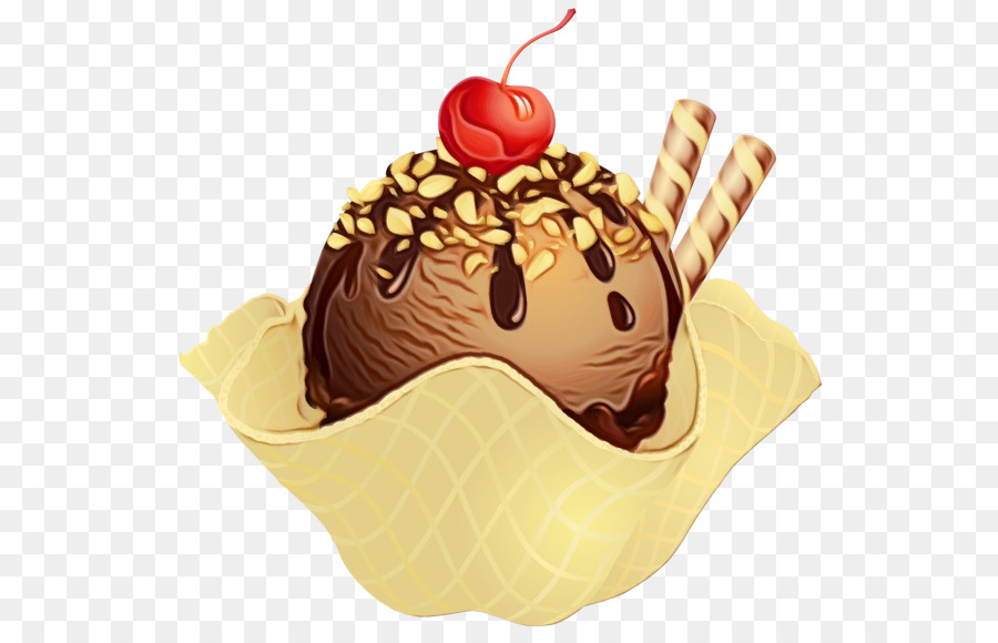 Glace Au Chocolat，Dessert PNG