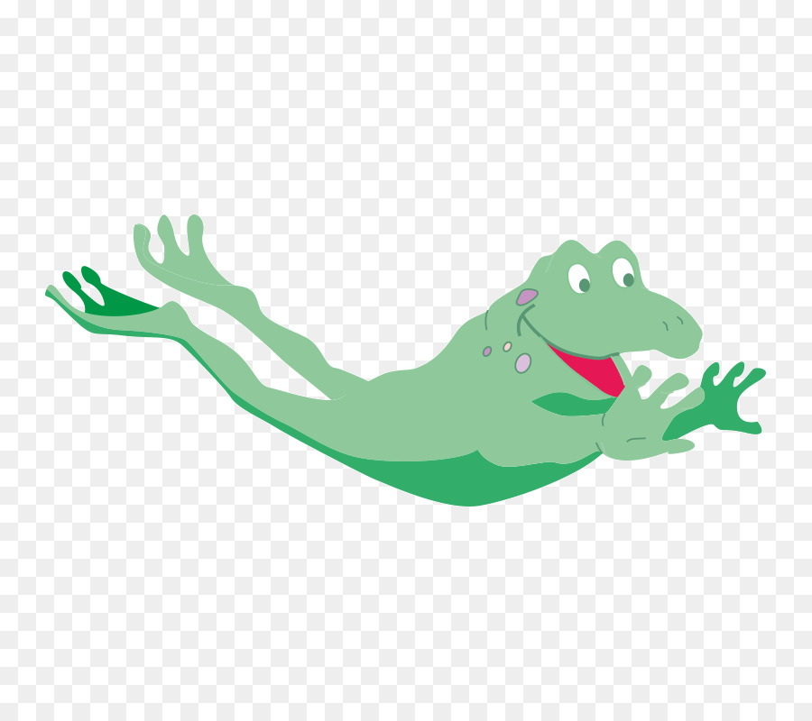 Crocodile Vert，Dessin Animé PNG