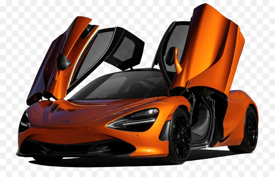 Voiture De Sport，Orange PNG