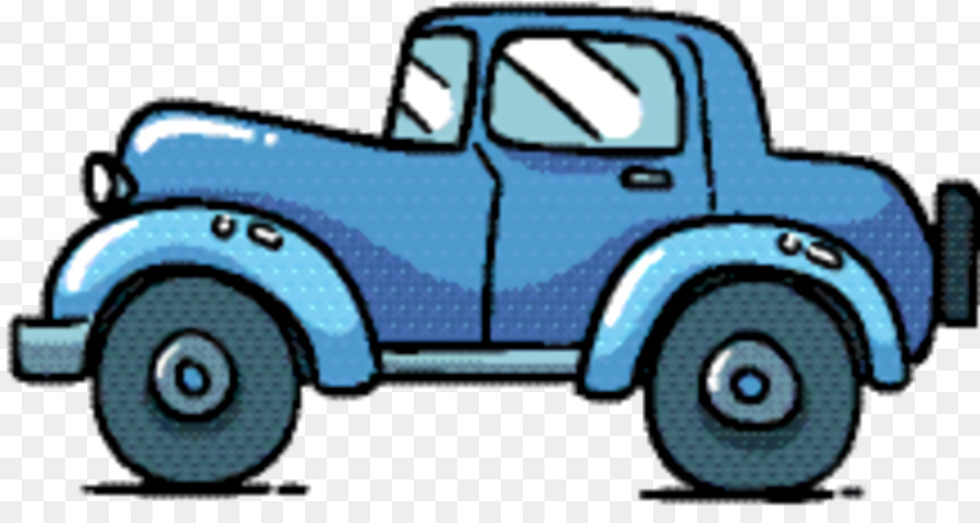 Voiture Ancienne，Bleu PNG