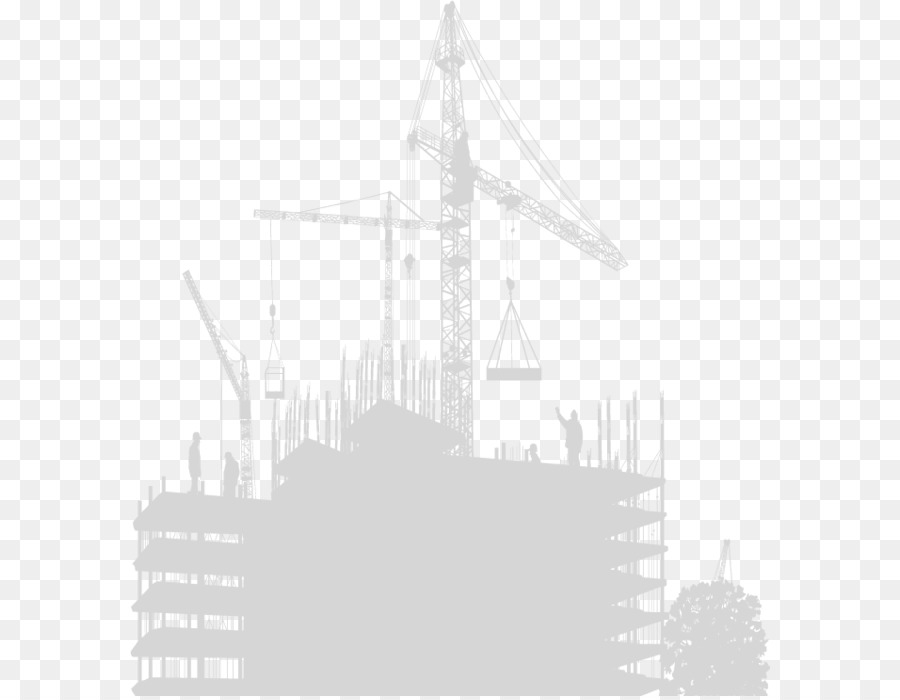 Chantier De Construction，Grues PNG