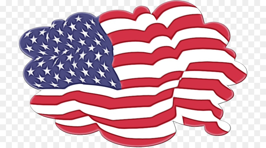 Coeur Avec Drapeau Américain，Usa PNG