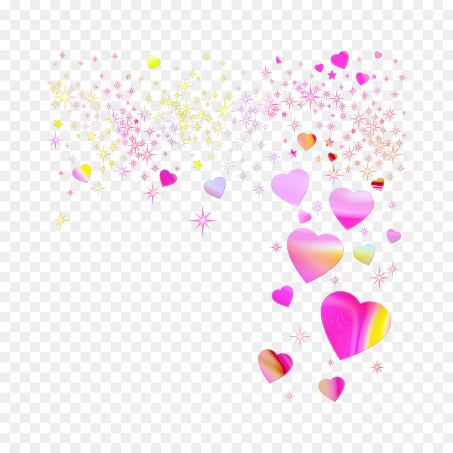 Confettis Coeur，Amour PNG