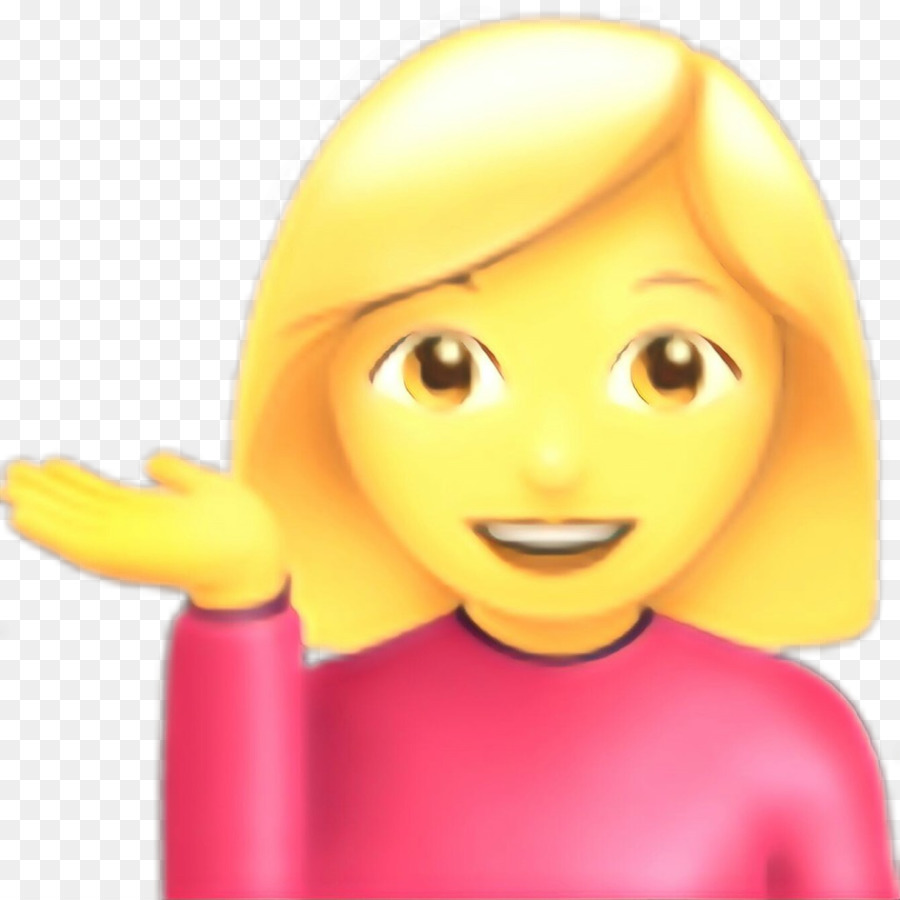 Femme Emoji，Geste De La Main PNG